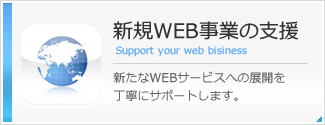 新規WEBサービス支援